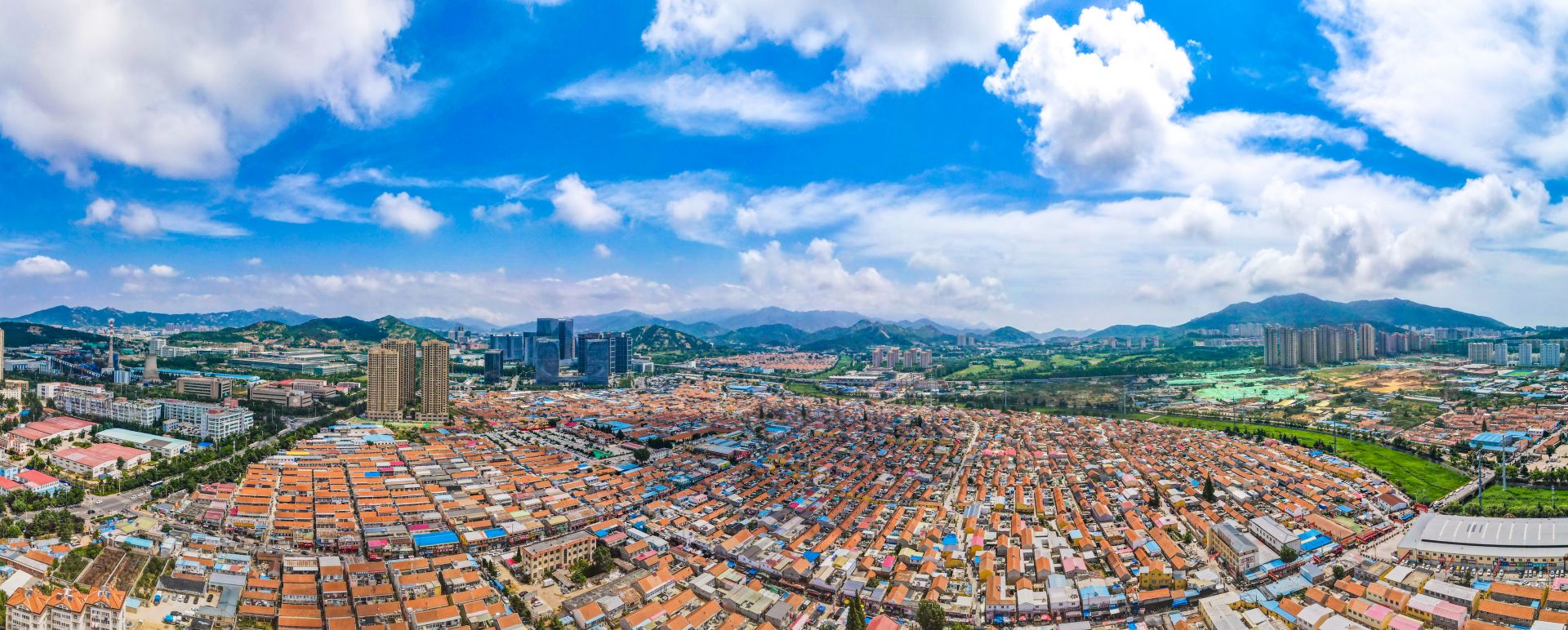 航拍崂山城中村张村,感受别样村庄美景-新闻-青岛网络广播电视台