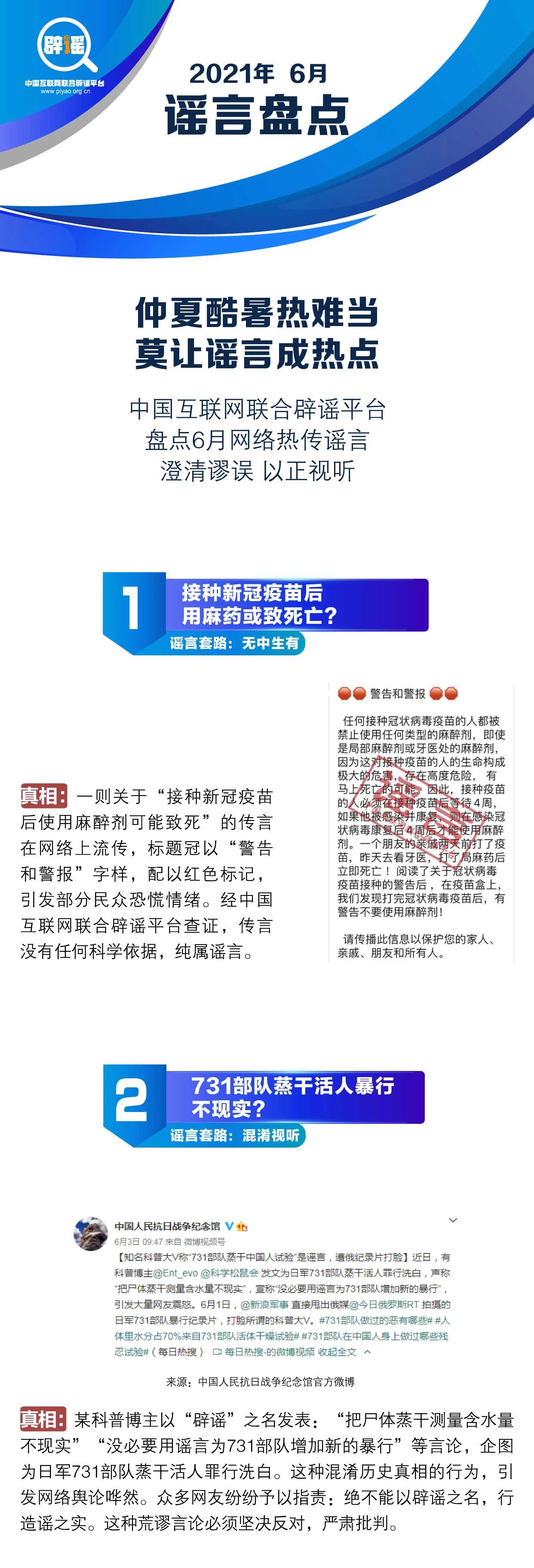 谣言|6月谣言盘点：仲夏酷暑热难当 莫让谣言成热点