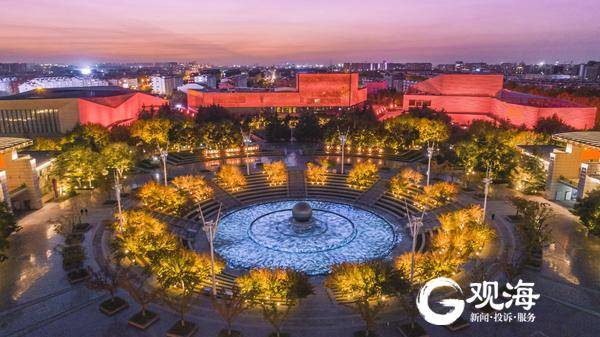 城阳区新天地市民休闲步行街.