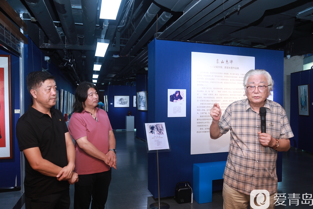 画展|崇山惠泽——臧崇樑、薛波水墨作品展开展！