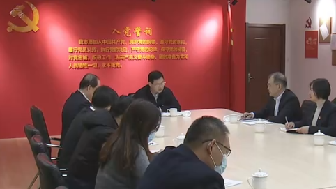 赵豪志到社区宣讲党的十九届六中全会精神