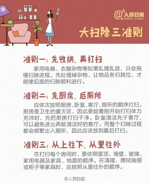 省时省力的家庭保洁全攻略！年前必看！