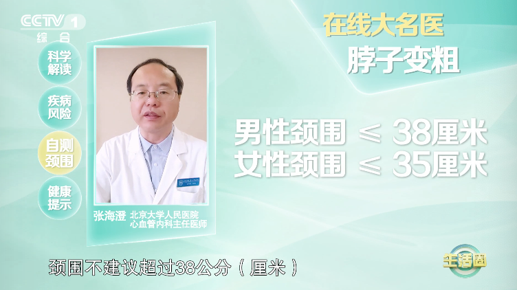 脖子粗跟多种疾病“挂钩”!你超过这个数值要小心了