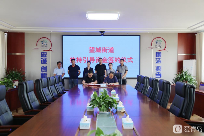 莱西市望城街道举行扶持引导资金签约仪式
