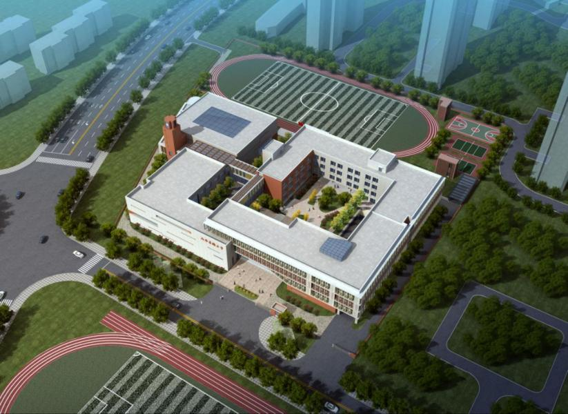 最新！九水东路小学项目进入装饰装修阶段