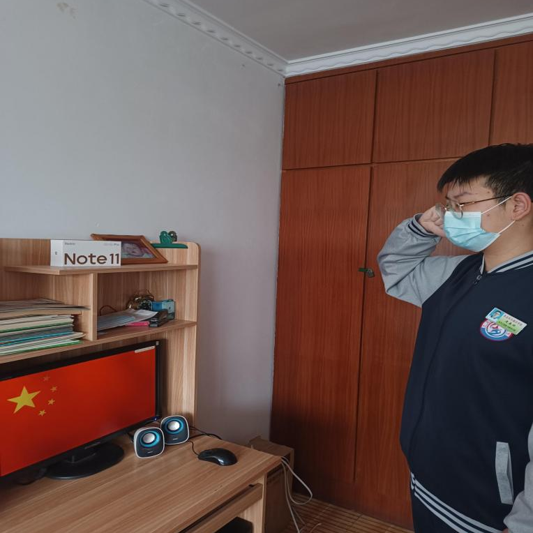 同心战疫！“云”端升旗仪式，有力量！