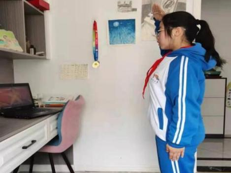 同心战疫！“云”端升旗仪式，有力量！