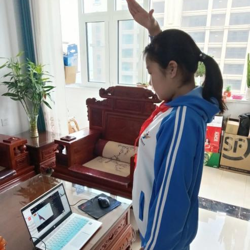 同心战疫！“云”端升旗仪式，有力量！