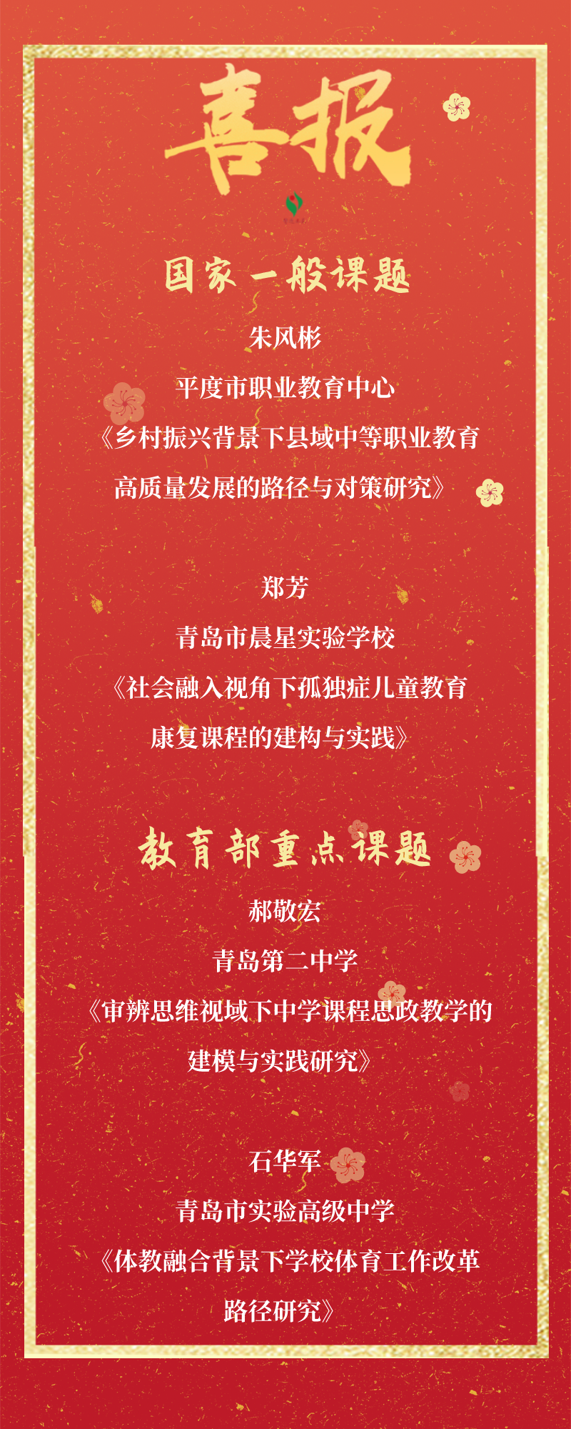 全省三分之二!青岛教育这项成绩历史性突破!